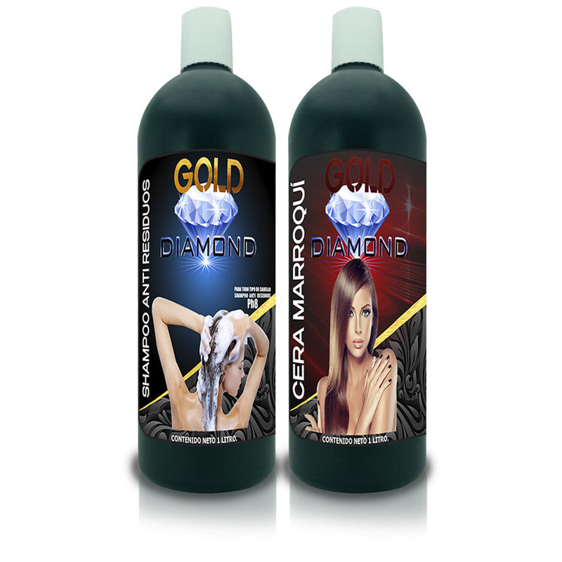 alisado gold diamond marroqui 2p 500ml