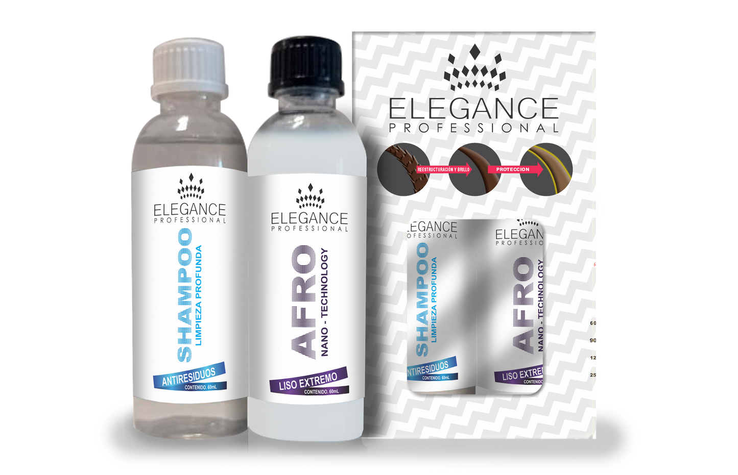 elegance afro 2 pasos 250 ml