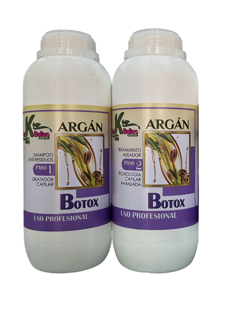 Alisado argan botox suave 2 pasos litro