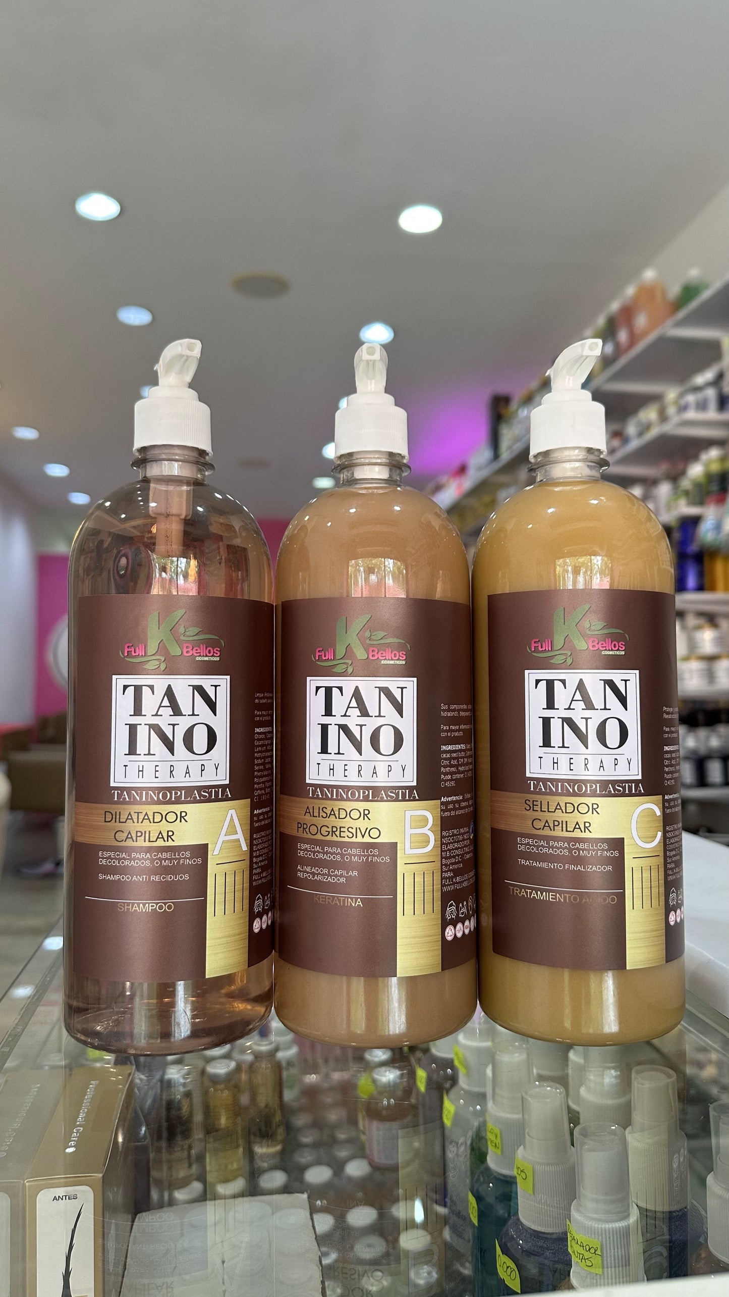 ALISADO ORGANICO TANINO 3 PASOS 250 ML