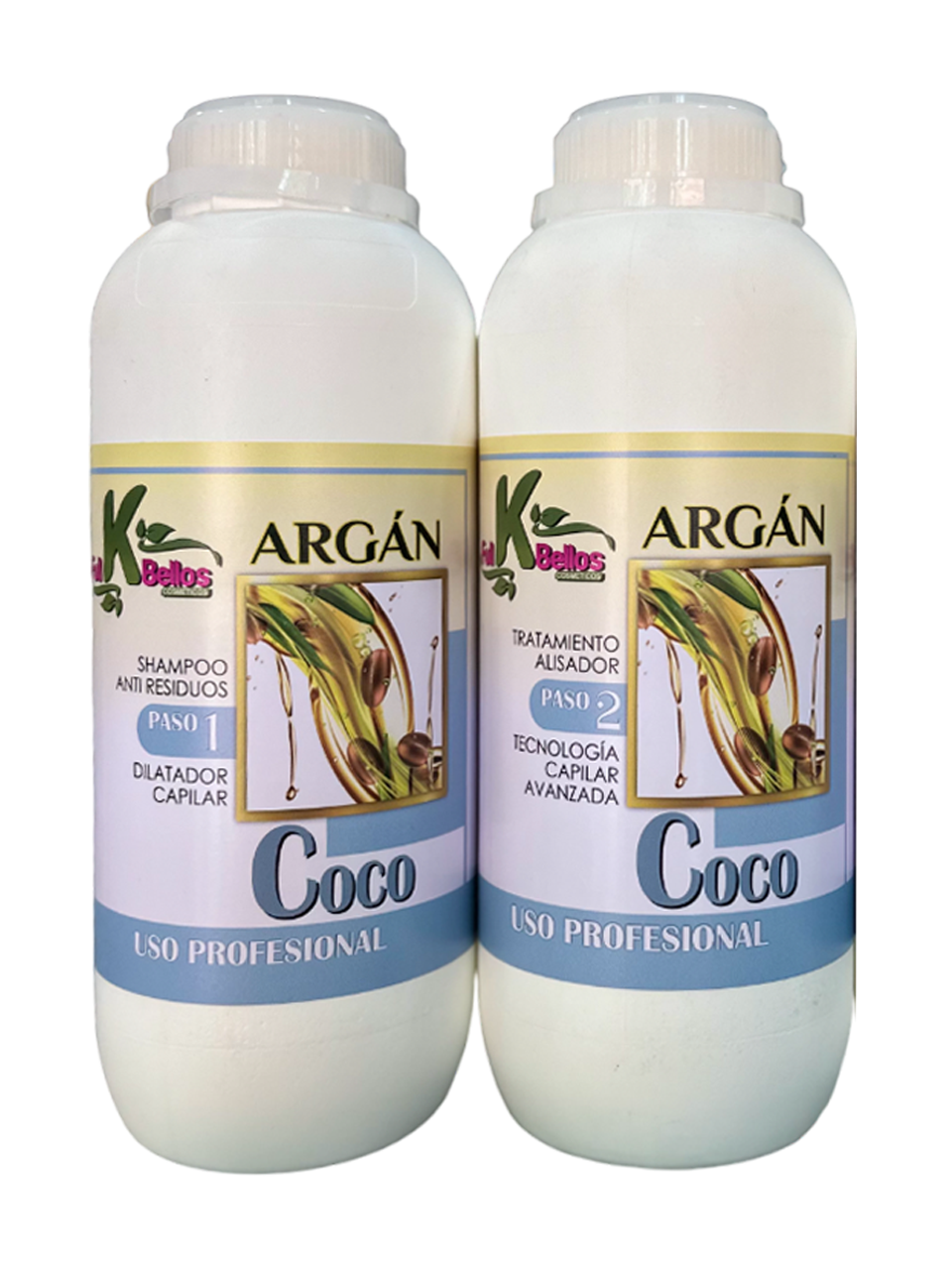 Alisado argan coco medio 2 pasos litro