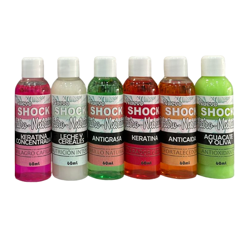 6 UNIDADES SHOCK 60 ML