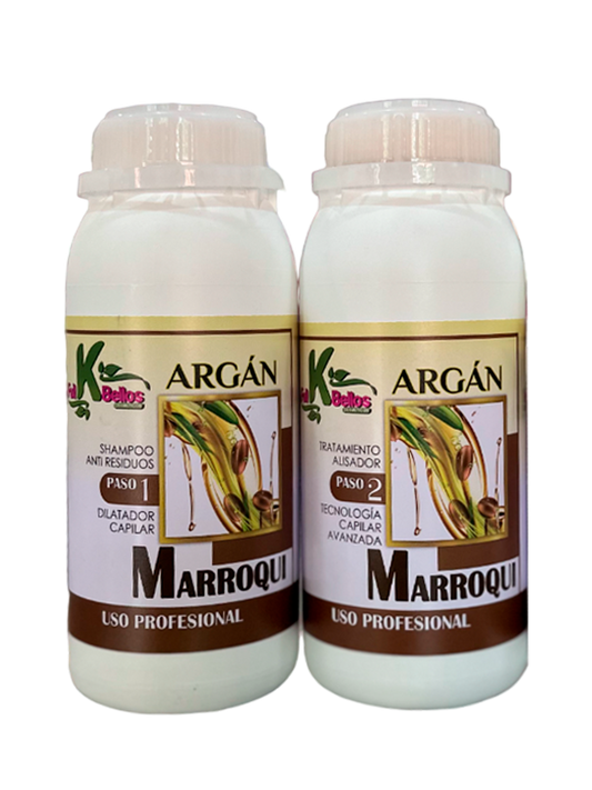 Alisado argan botox suave 2 pasos 250 m