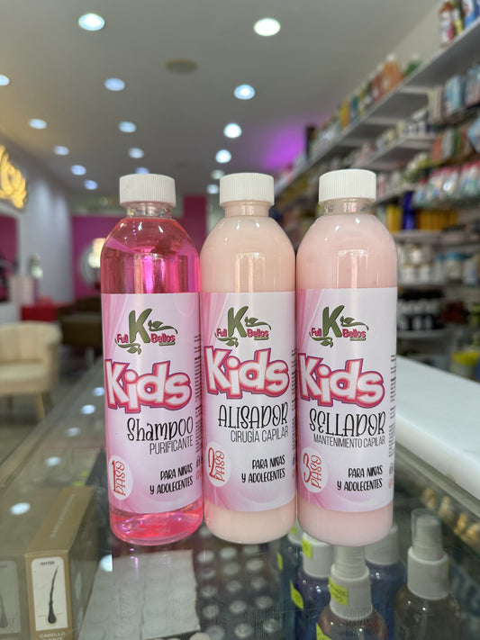 ALISADO ORGANICO KIDS 3 PASOS 500 ML