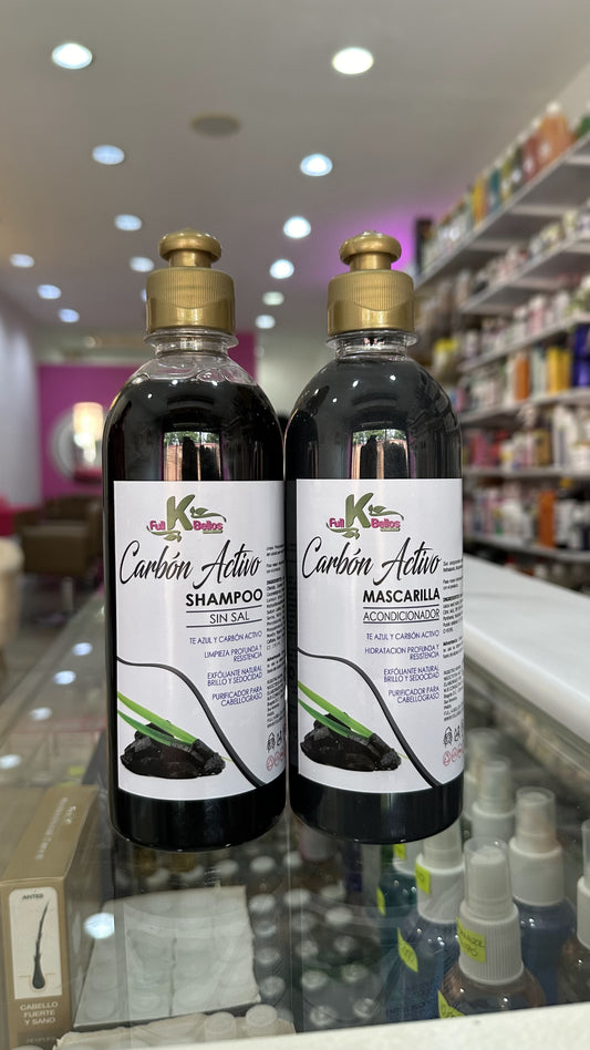 CARBON ACTIVADO SH Y ACONDICION 500ML