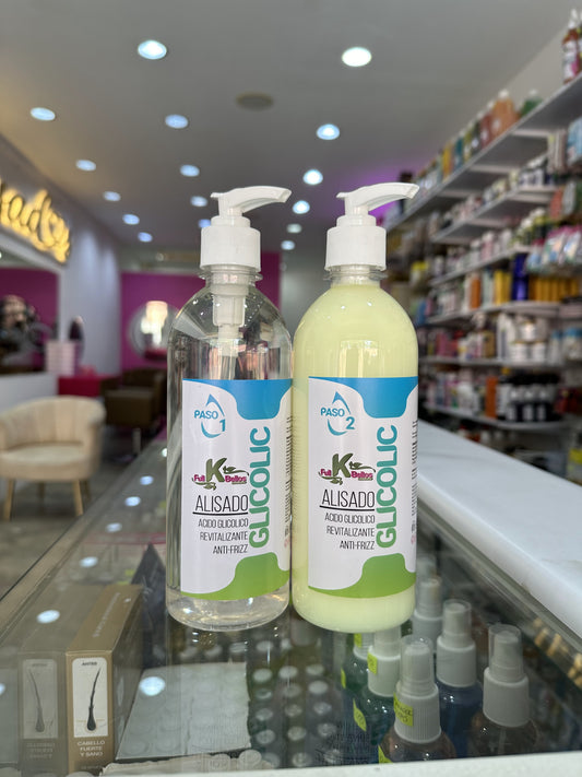 ALISADO ORGANICO GLICOLIC 2 PASOS 500 M