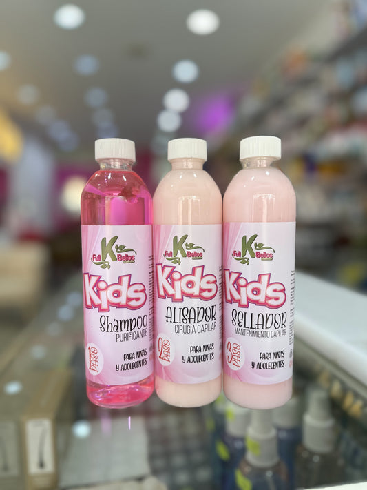 ALISADO ORGANICO KIDS 3 PASOS 250 ML
