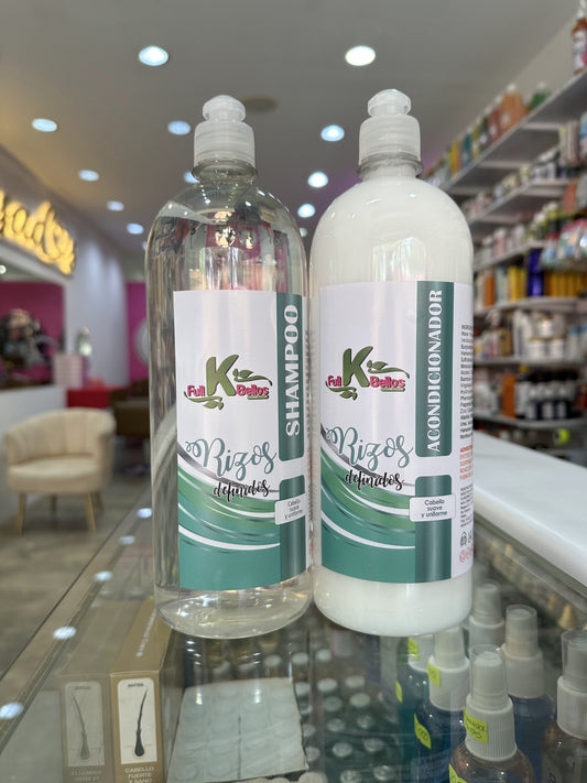 RIZOS SHAMPOO Y ACONDICIONADOR LITRO